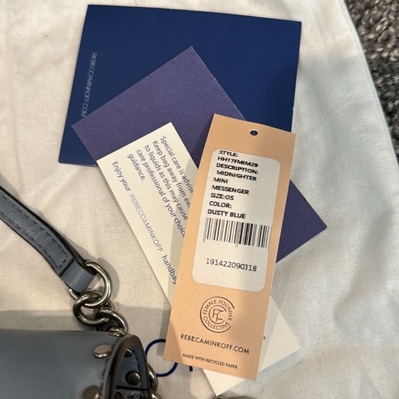 Rebecca Minkoff Midnighter Mini Messenger - Dusty Blue - Picture 3 of 12